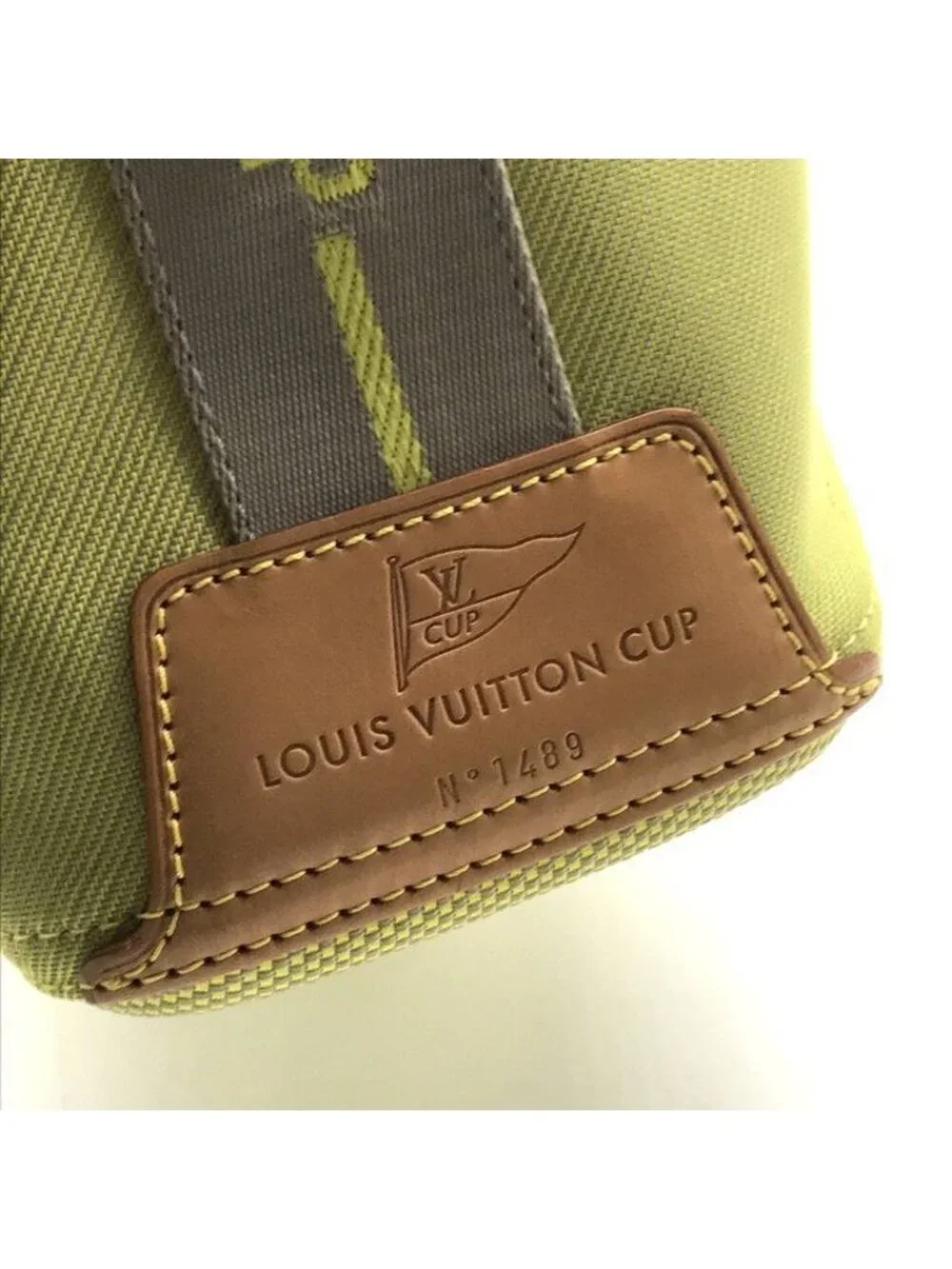 Louis Vuitton Damier Jean Volunteer LV Cup Limited Drawstring Shoulder Bag
